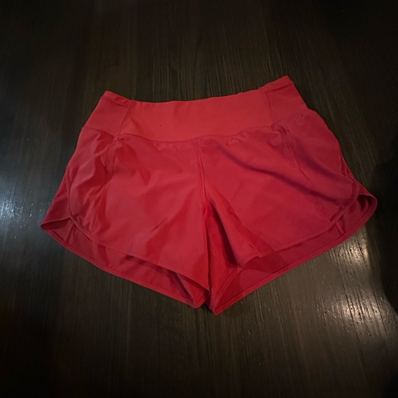 LULULEMON SPEED UP SHORTS Heartthrob Women's Athletic Shorts - Picture 1 of 5